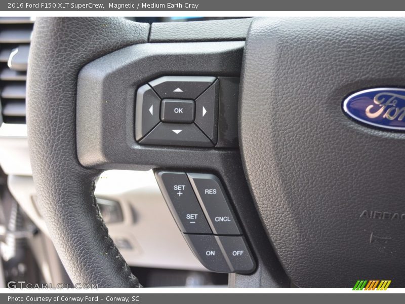 Magnetic / Medium Earth Gray 2016 Ford F150 XLT SuperCrew