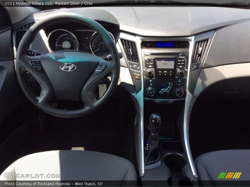 Radiant Silver / Gray 2011 Hyundai Sonata GLS