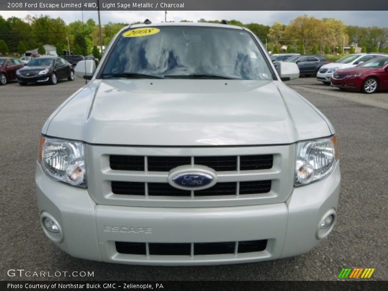 Light Sage Metallic / Charcoal 2008 Ford Escape Limited 4WD