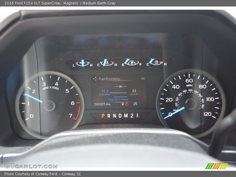 Magnetic / Medium Earth Gray 2016 Ford F150 XLT SuperCrew