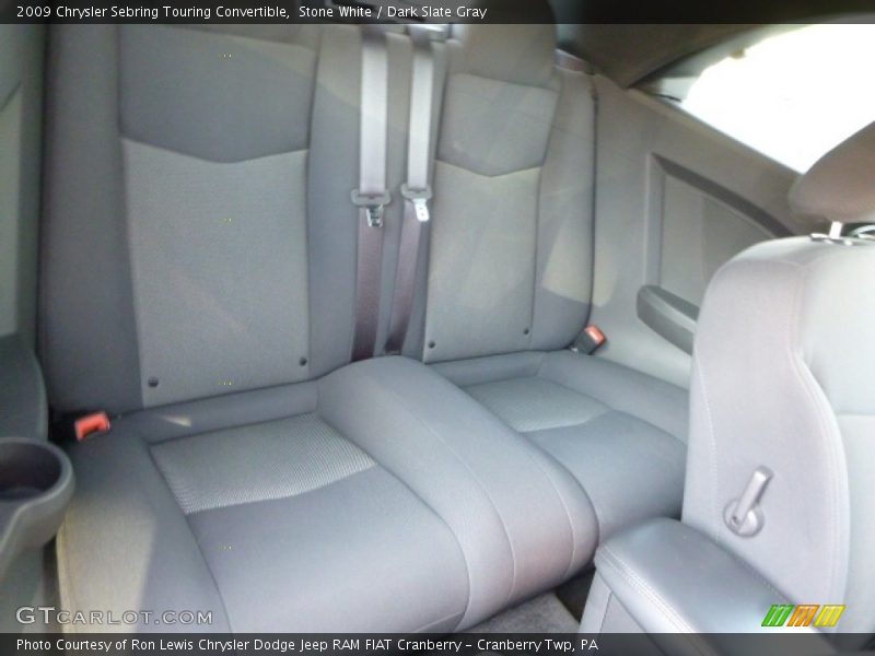 Stone White / Dark Slate Gray 2009 Chrysler Sebring Touring Convertible