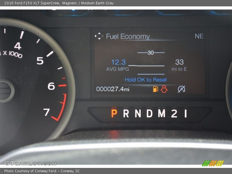 Magnetic / Medium Earth Gray 2016 Ford F150 XLT SuperCrew