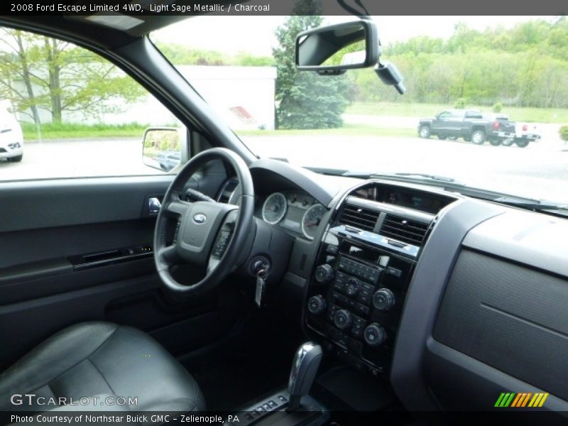 Light Sage Metallic / Charcoal 2008 Ford Escape Limited 4WD
