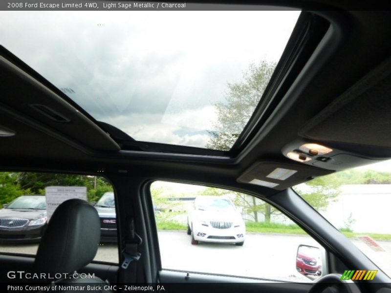 Light Sage Metallic / Charcoal 2008 Ford Escape Limited 4WD