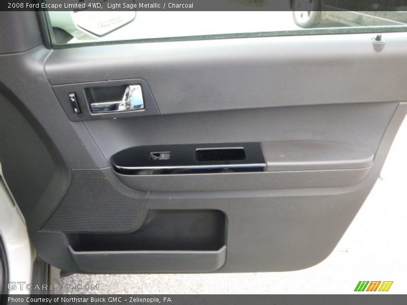 Light Sage Metallic / Charcoal 2008 Ford Escape Limited 4WD