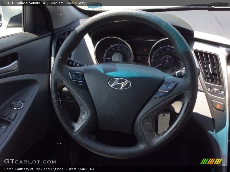Radiant Silver / Gray 2011 Hyundai Sonata GLS