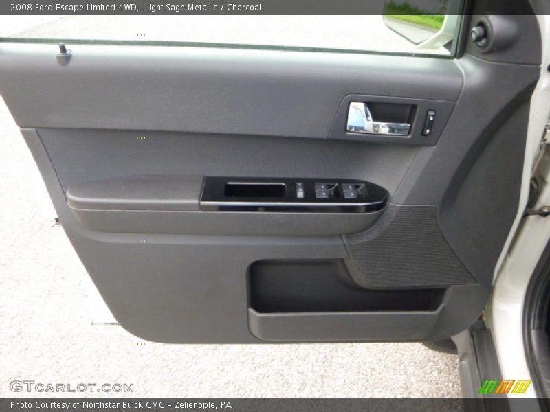 Light Sage Metallic / Charcoal 2008 Ford Escape Limited 4WD