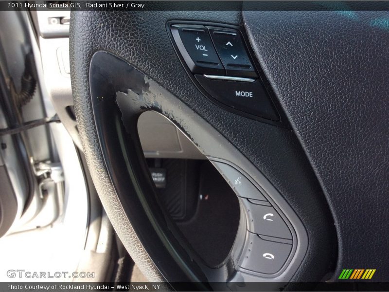 Radiant Silver / Gray 2011 Hyundai Sonata GLS