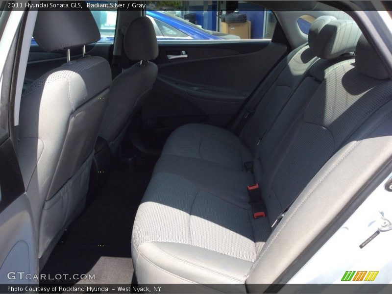 Radiant Silver / Gray 2011 Hyundai Sonata GLS