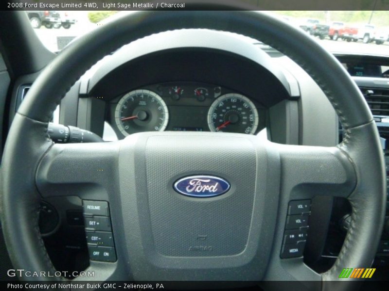 Light Sage Metallic / Charcoal 2008 Ford Escape Limited 4WD