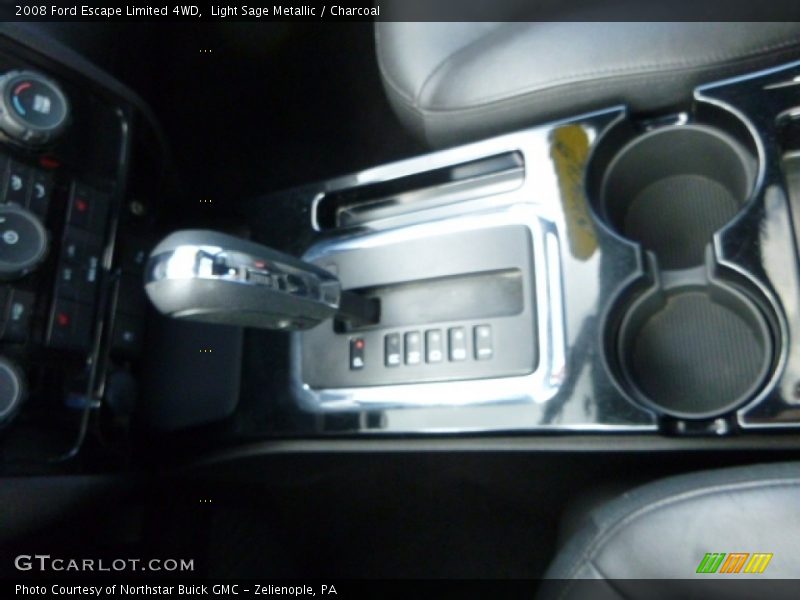 Light Sage Metallic / Charcoal 2008 Ford Escape Limited 4WD