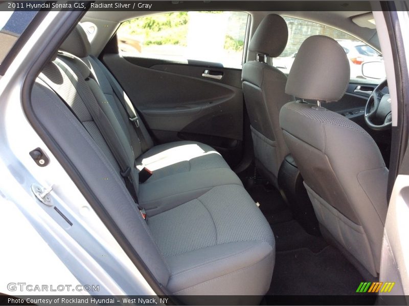 Radiant Silver / Gray 2011 Hyundai Sonata GLS