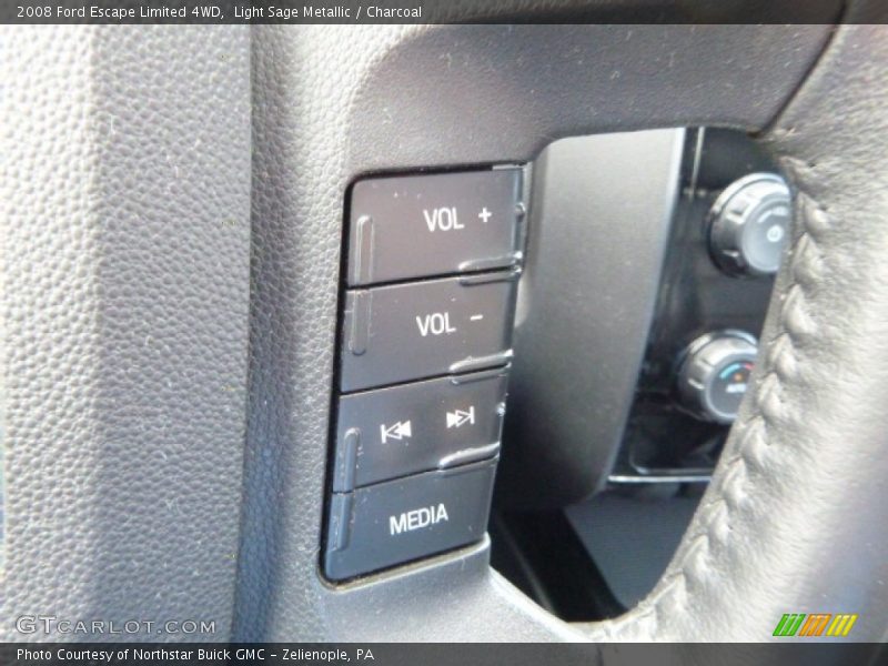 Light Sage Metallic / Charcoal 2008 Ford Escape Limited 4WD