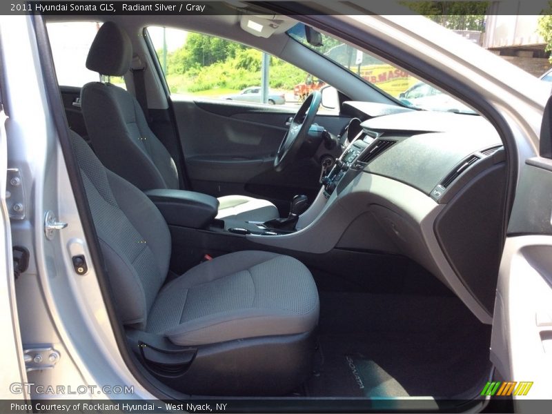 Radiant Silver / Gray 2011 Hyundai Sonata GLS