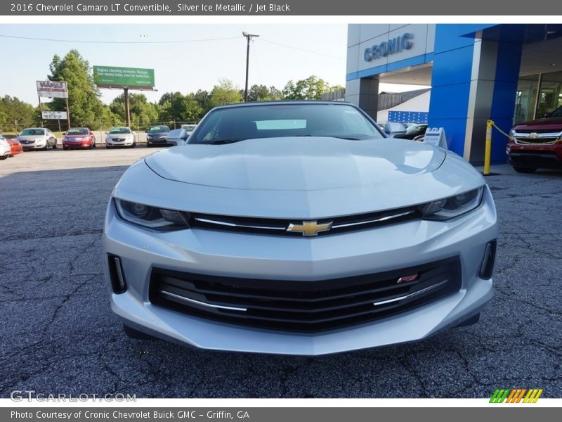 Silver Ice Metallic / Jet Black 2016 Chevrolet Camaro LT Convertible
