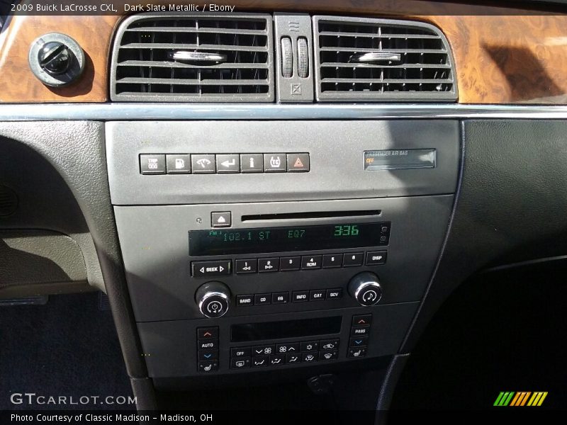 Dark Slate Metallic / Ebony 2009 Buick LaCrosse CXL