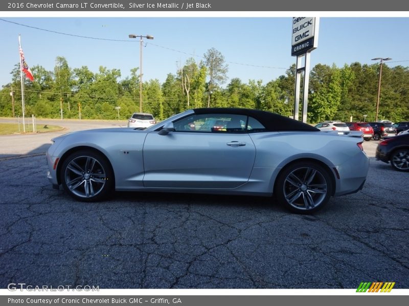 Silver Ice Metallic / Jet Black 2016 Chevrolet Camaro LT Convertible
