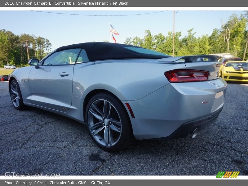 Silver Ice Metallic / Jet Black 2016 Chevrolet Camaro LT Convertible