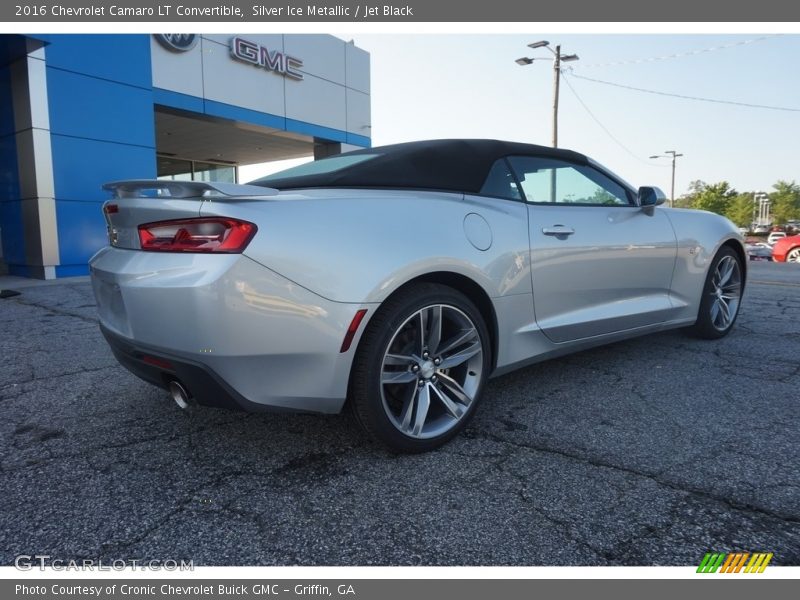 Silver Ice Metallic / Jet Black 2016 Chevrolet Camaro LT Convertible