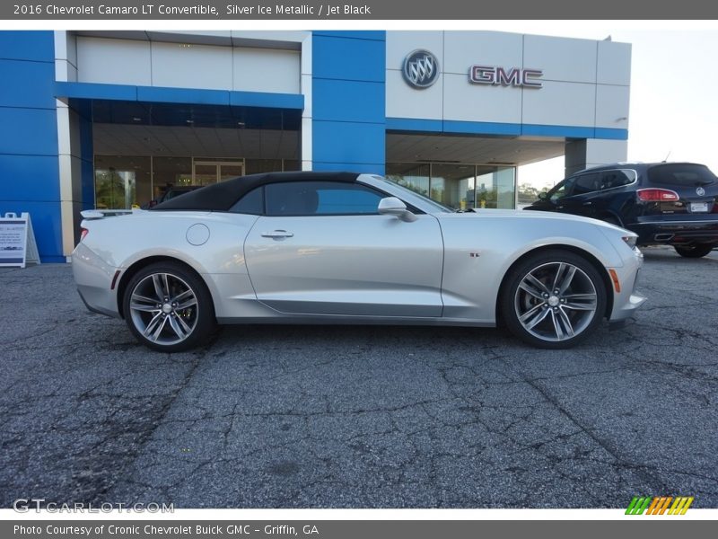 Silver Ice Metallic / Jet Black 2016 Chevrolet Camaro LT Convertible