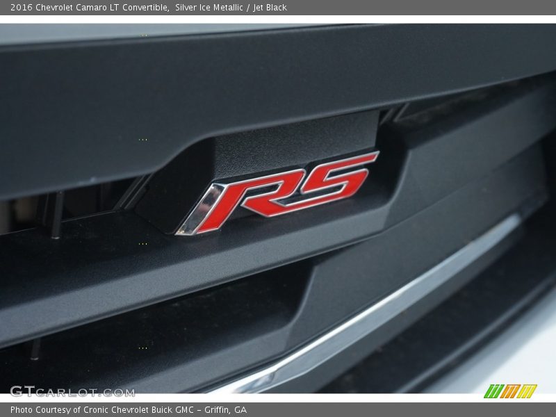 Silver Ice Metallic / Jet Black 2016 Chevrolet Camaro LT Convertible