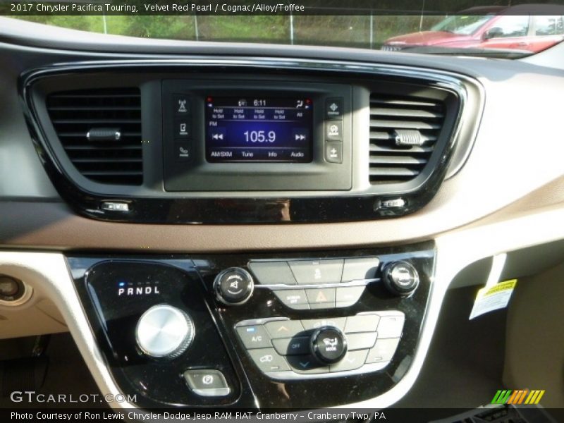 Velvet Red Pearl / Cognac/Alloy/Toffee 2017 Chrysler Pacifica Touring