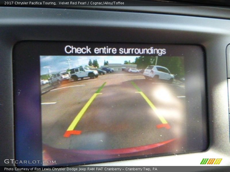 Velvet Red Pearl / Cognac/Alloy/Toffee 2017 Chrysler Pacifica Touring