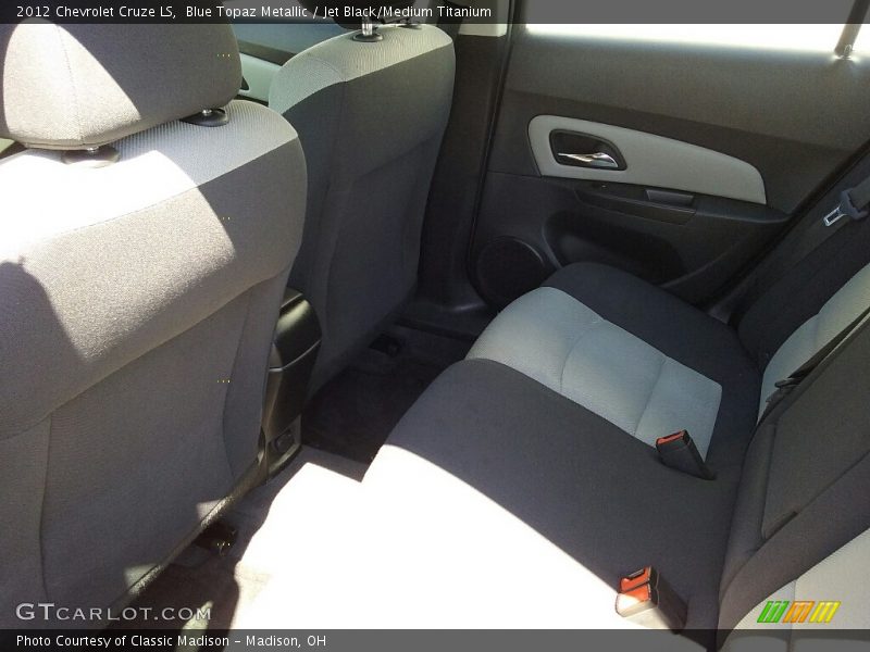 Blue Topaz Metallic / Jet Black/Medium Titanium 2012 Chevrolet Cruze LS