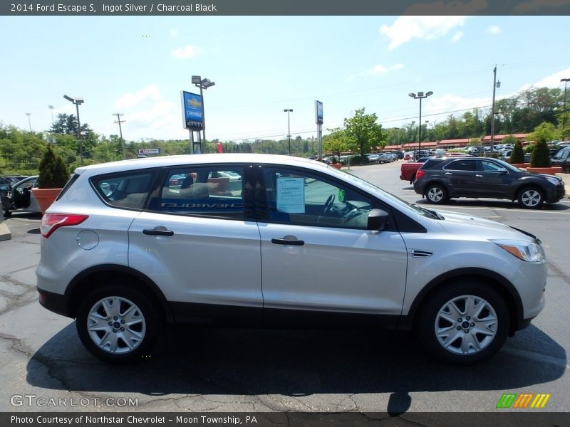 Ingot Silver / Charcoal Black 2014 Ford Escape S