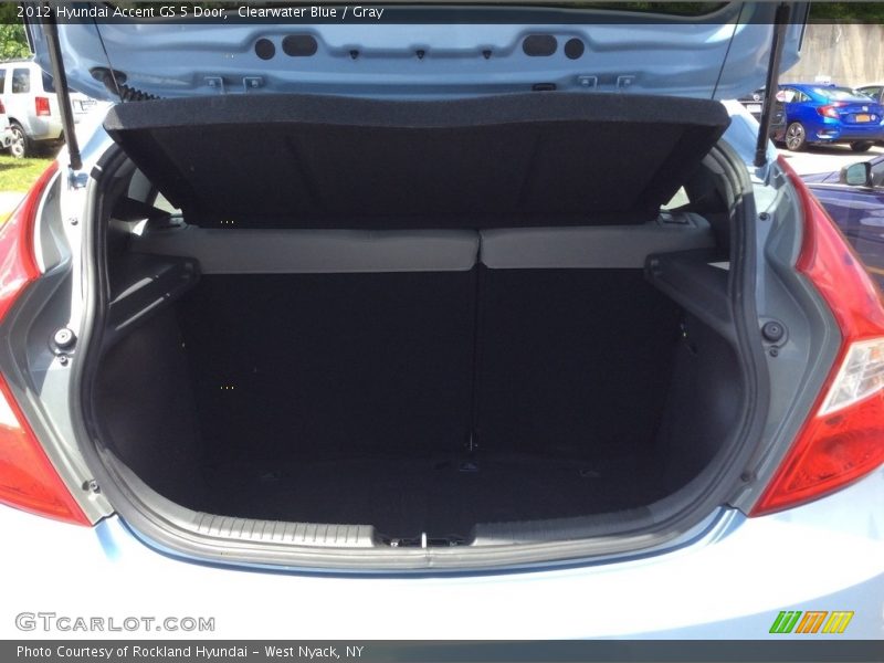 Clearwater Blue / Gray 2012 Hyundai Accent GS 5 Door