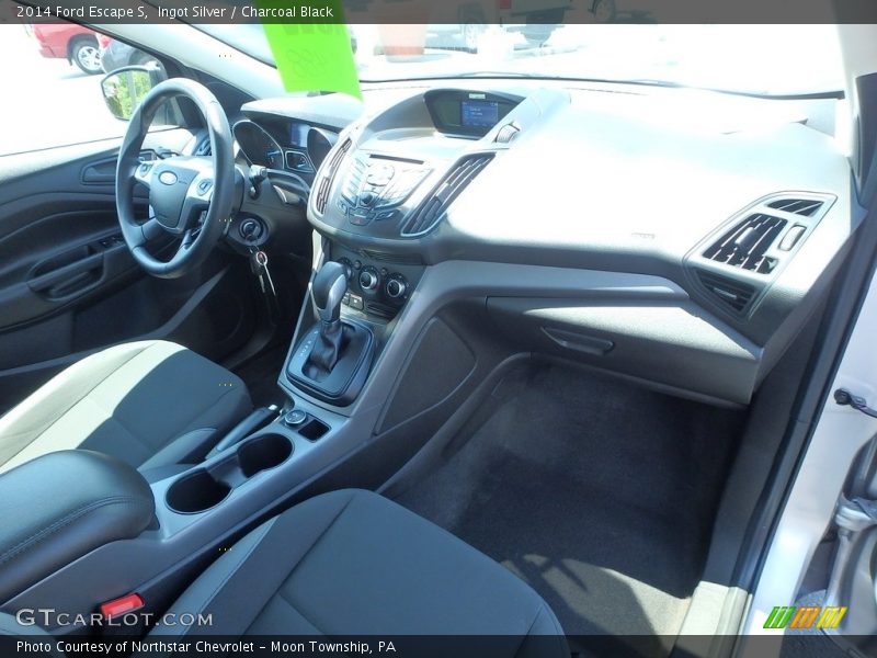 Ingot Silver / Charcoal Black 2014 Ford Escape S