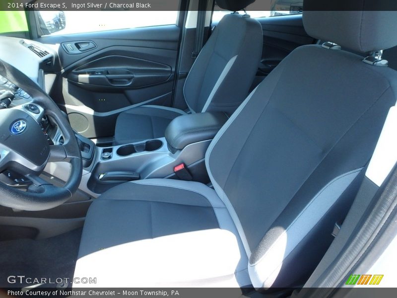 Ingot Silver / Charcoal Black 2014 Ford Escape S