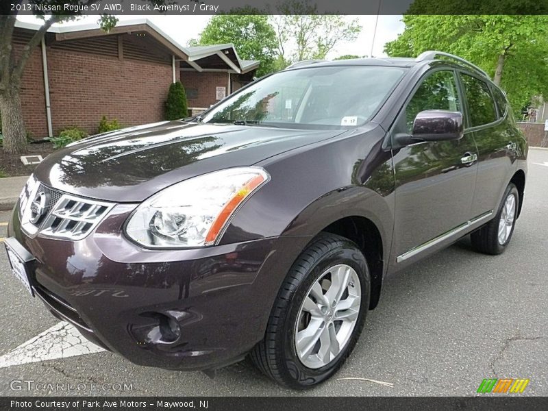 Black Amethyst / Gray 2013 Nissan Rogue SV AWD