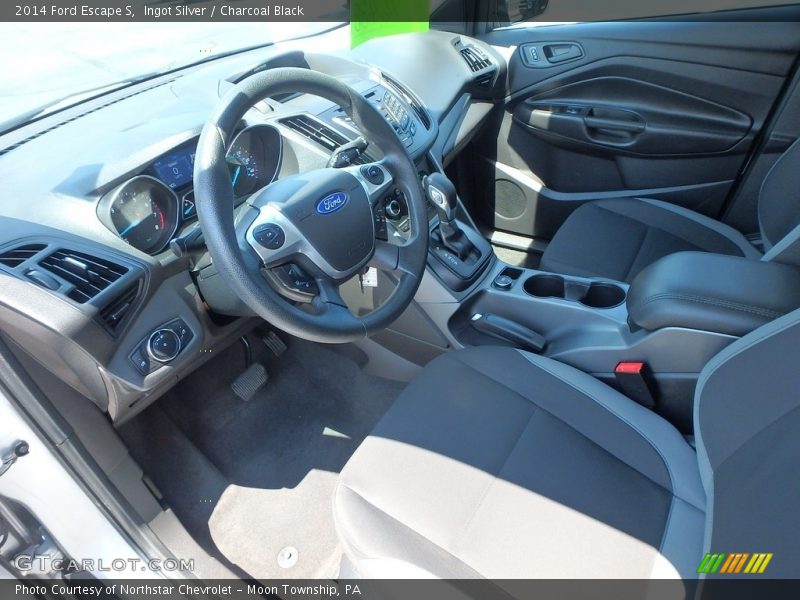 Ingot Silver / Charcoal Black 2014 Ford Escape S