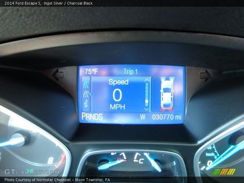 Ingot Silver / Charcoal Black 2014 Ford Escape S