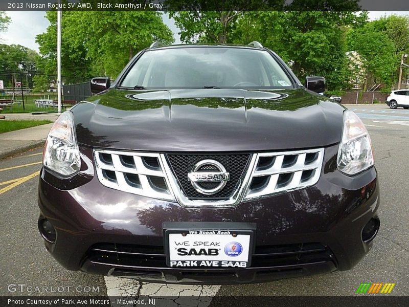 Black Amethyst / Gray 2013 Nissan Rogue SV AWD