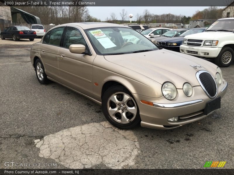 Topaz Metallic / Cashmere 2000 Jaguar S-Type 3.0