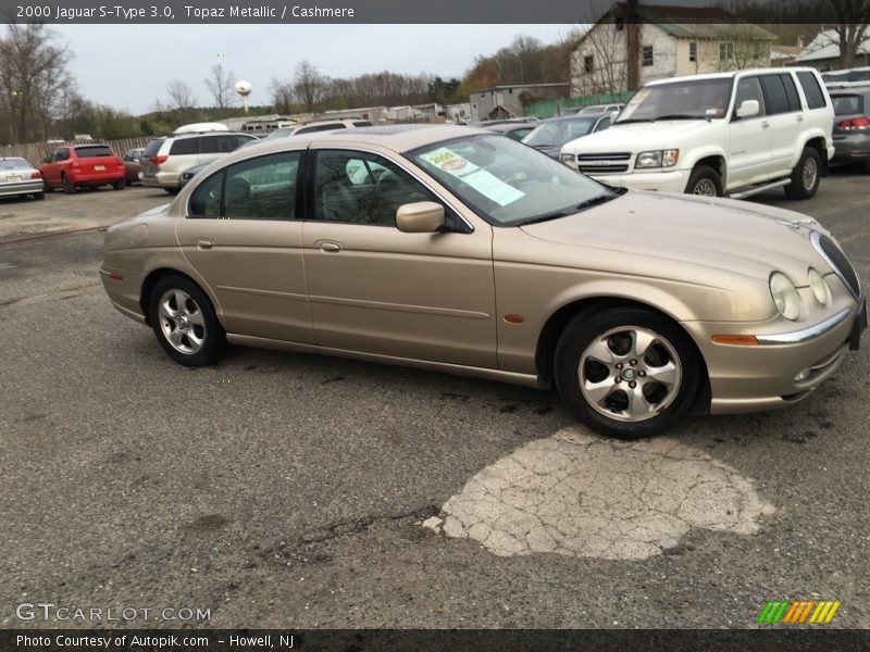 Topaz Metallic / Cashmere 2000 Jaguar S-Type 3.0