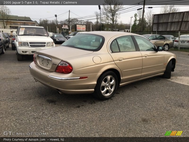 Topaz Metallic / Cashmere 2000 Jaguar S-Type 3.0