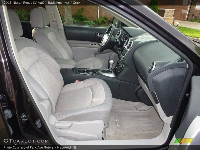 Black Amethyst / Gray 2013 Nissan Rogue SV AWD