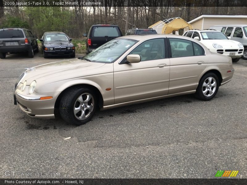 Topaz Metallic / Cashmere 2000 Jaguar S-Type 3.0