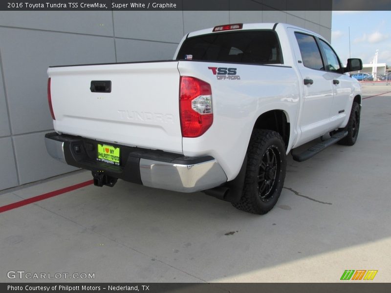 Super White / Graphite 2016 Toyota Tundra TSS CrewMax