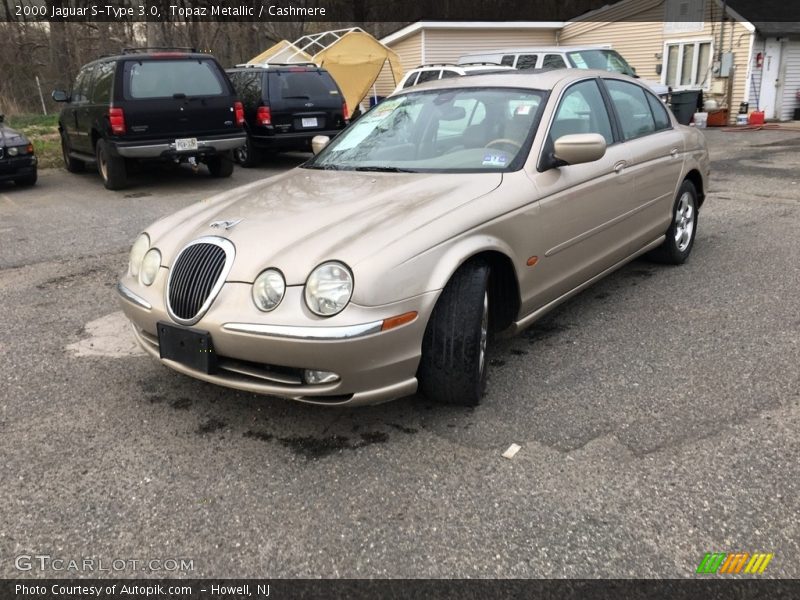 Topaz Metallic / Cashmere 2000 Jaguar S-Type 3.0