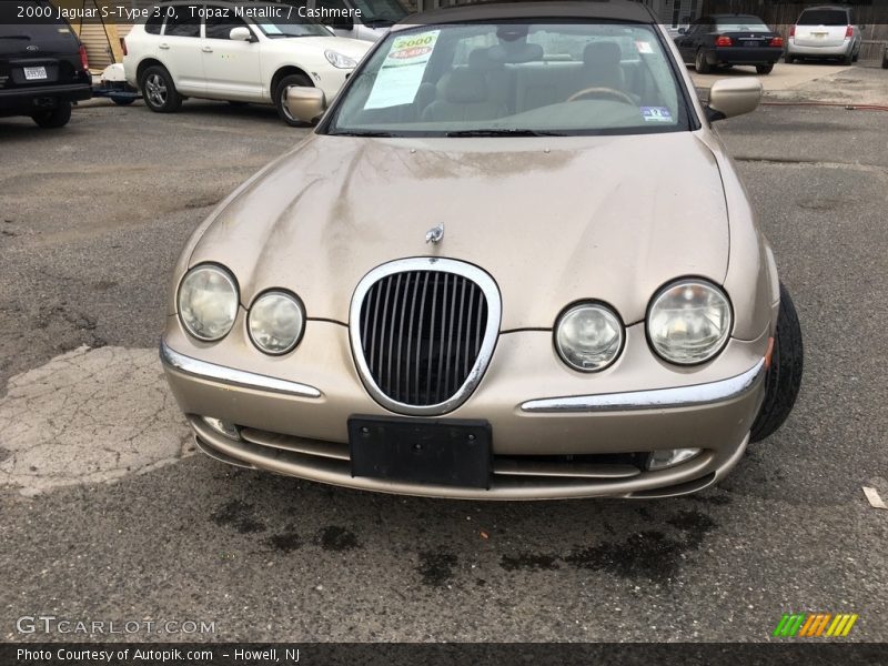Topaz Metallic / Cashmere 2000 Jaguar S-Type 3.0