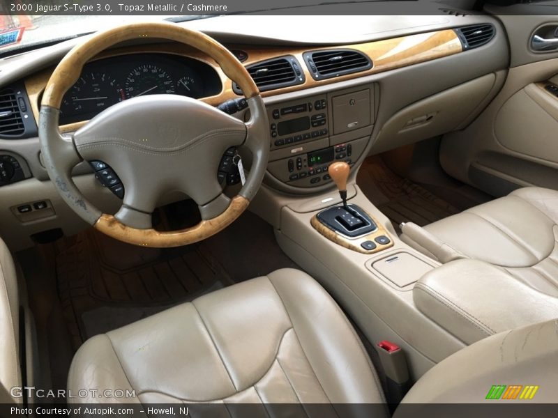 Topaz Metallic / Cashmere 2000 Jaguar S-Type 3.0