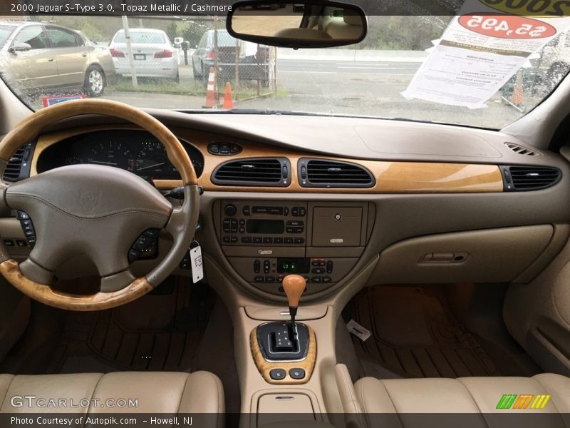 Topaz Metallic / Cashmere 2000 Jaguar S-Type 3.0