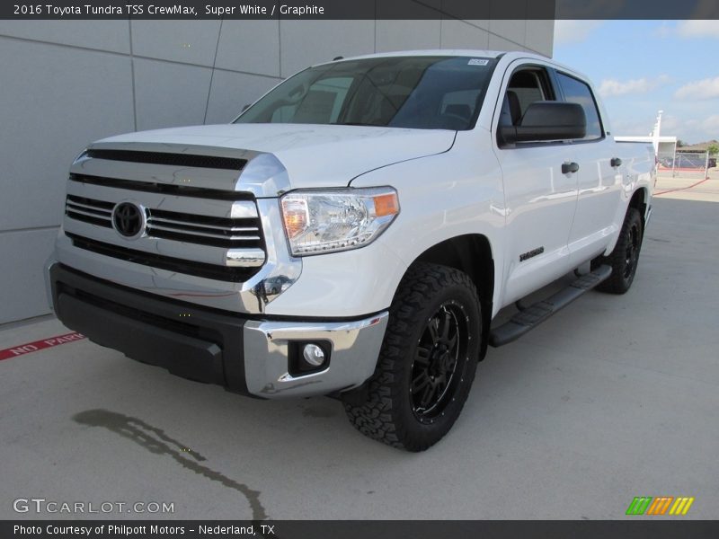 Super White / Graphite 2016 Toyota Tundra TSS CrewMax