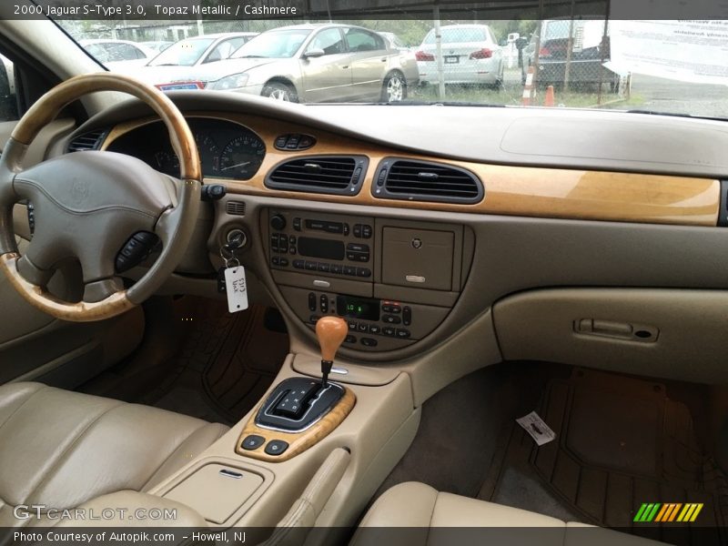 Topaz Metallic / Cashmere 2000 Jaguar S-Type 3.0