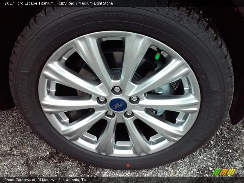 Ruby Red / Medium Light Stone 2017 Ford Escape Titanium