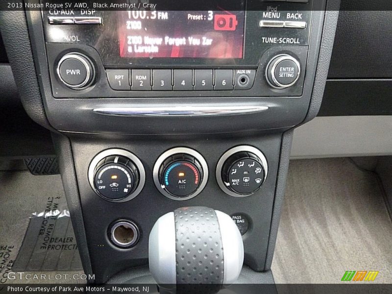 Black Amethyst / Gray 2013 Nissan Rogue SV AWD